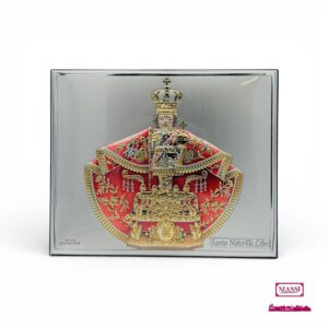 Icona Santo Niño de Cebu in Miro Silver e Legno