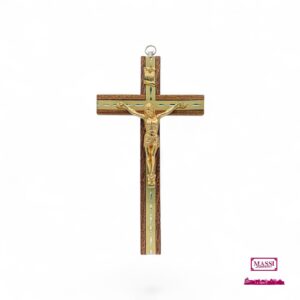 Crocifisso legno Cristo dorato