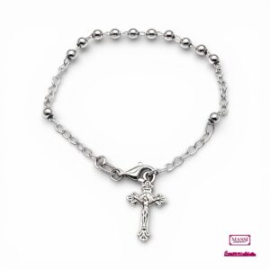 Bracciale Rosario Argento 925
